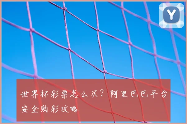 世界杯彩票怎么买？阿里巴巴平台安全购彩攻略