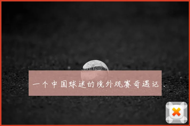 一个中国球迷的境外观赛奇遇记